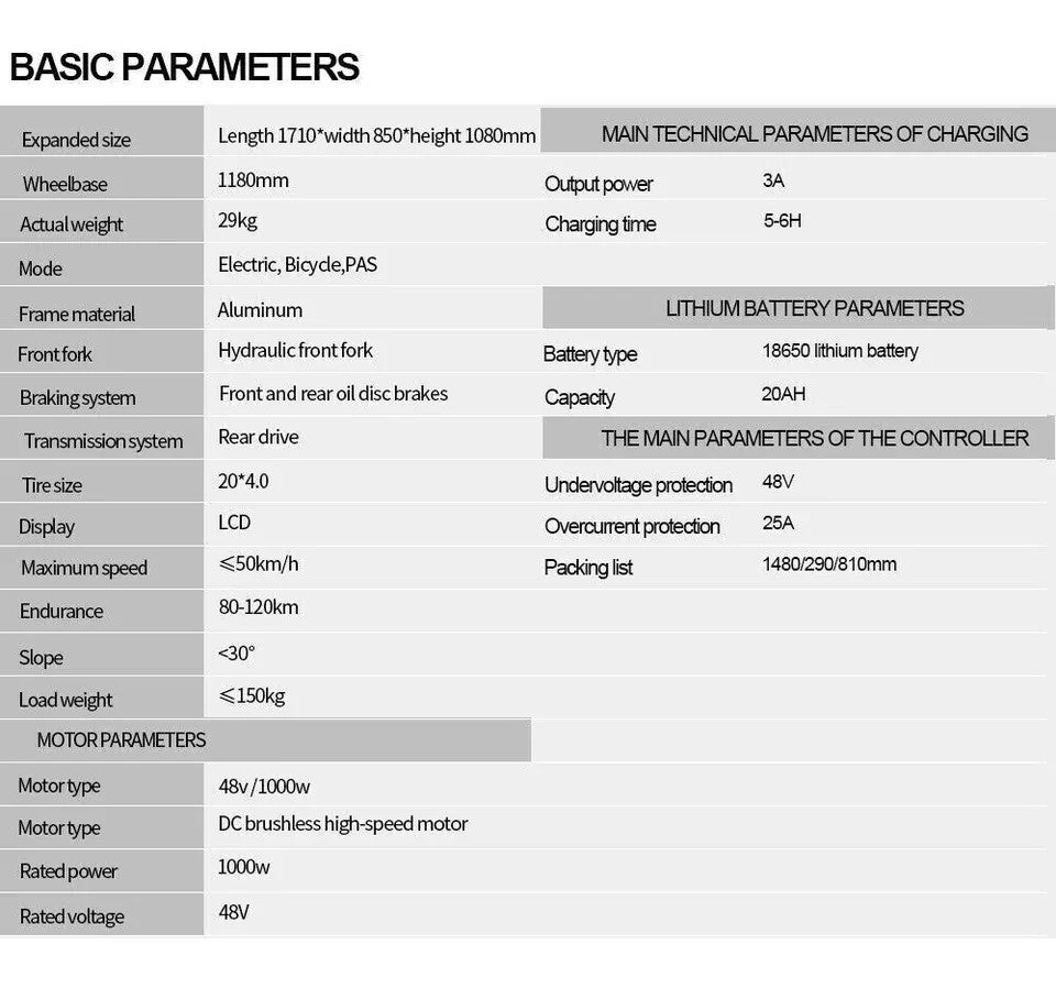 YVY Q20 (C20) Electric Bike YVY