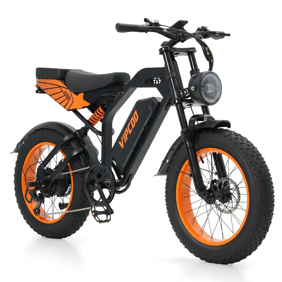 VIPCOO VM6 Electric Bike 250W 48V 18.2Ah 20 inch Fat Tire E-Bike Vipcoo