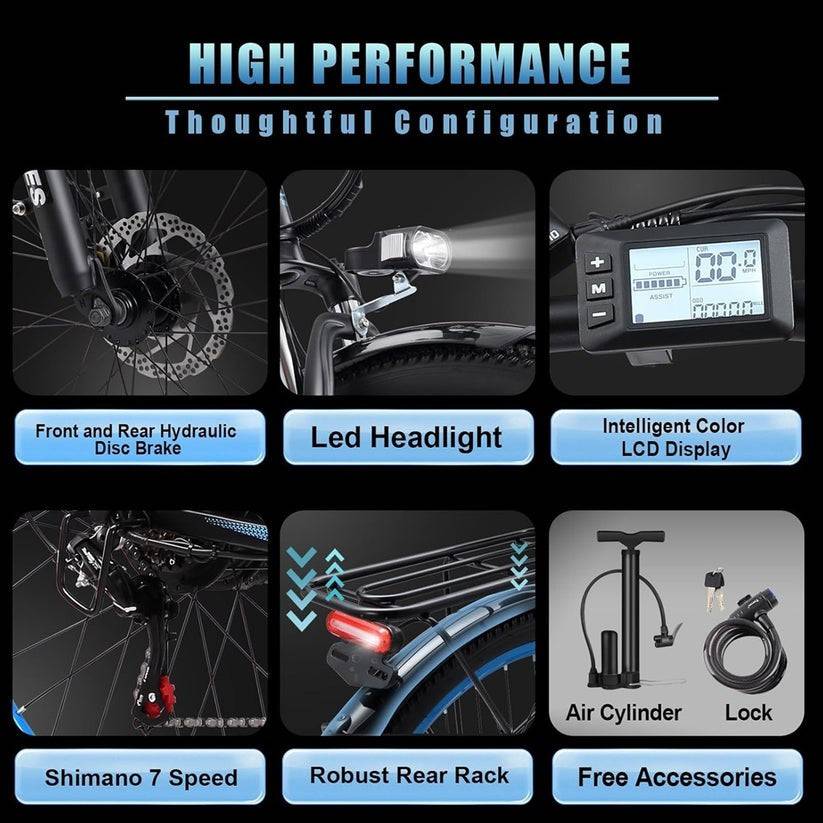 KETELES K820 Pro Electric Bike 250W 48V 17.5AH KETELES