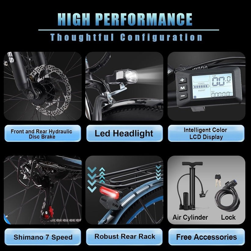 KETELES K820 Pro Electric Bike 250W 48V 17.5AH KETELES