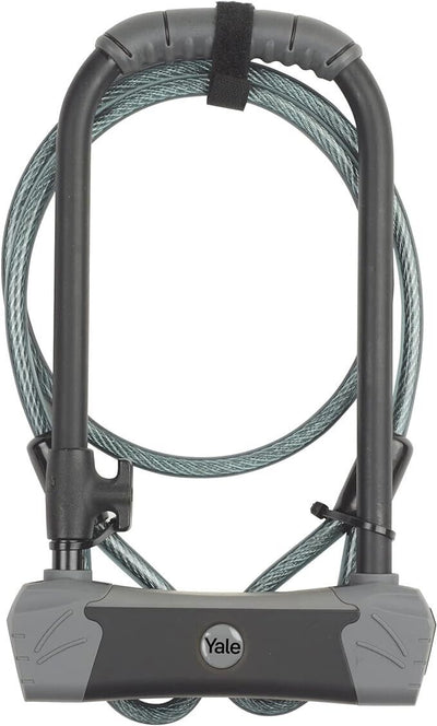 Yale Maximum Security U-Bike Slot met Kabel (Sold Secure Diamond)