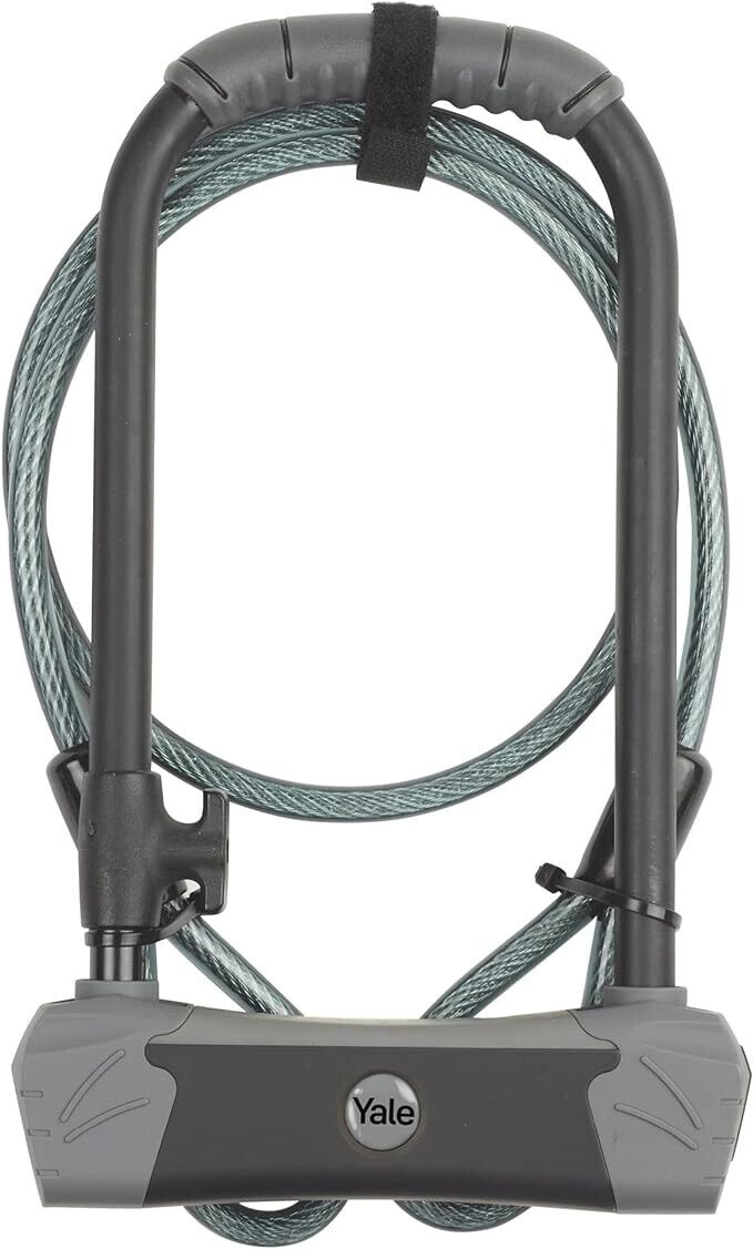 Yale Maximum Security U Bike Lock with Cable (Sold Secure Diamond) Gewage