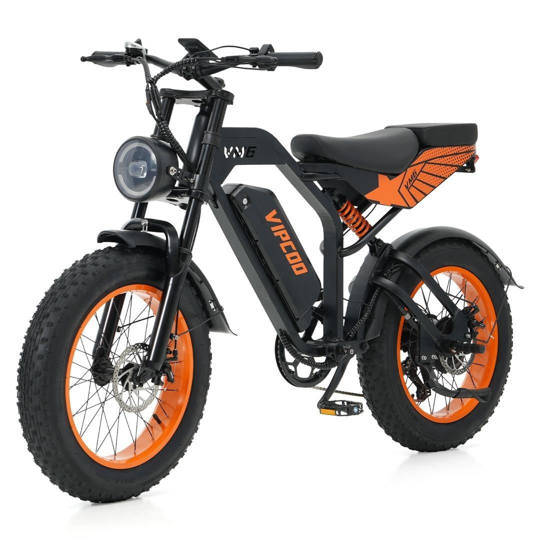 VIPCOO VM6 Electric Bike 250W 48V 18.2Ah 20 inch Fat Tire E-Bike Vipcoo