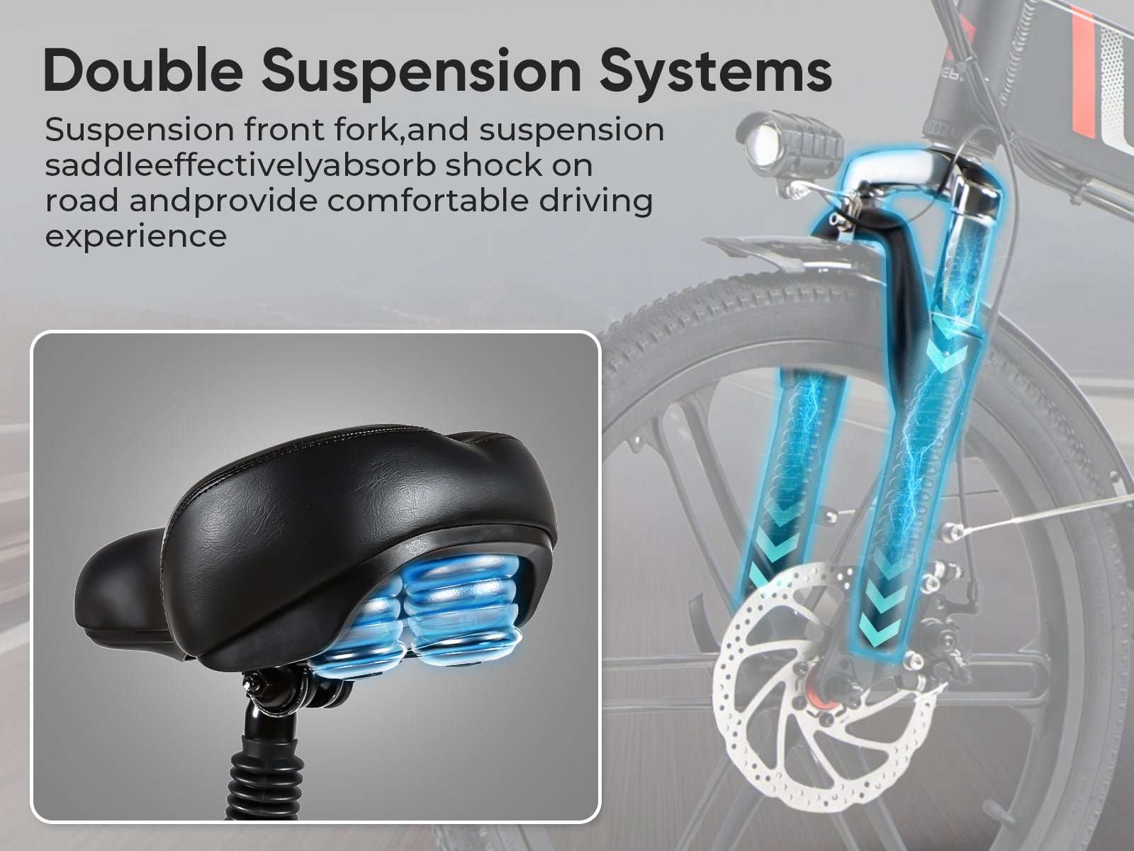 Samebike CY20 20” Foldable Electric Bike 350 36V 12AH