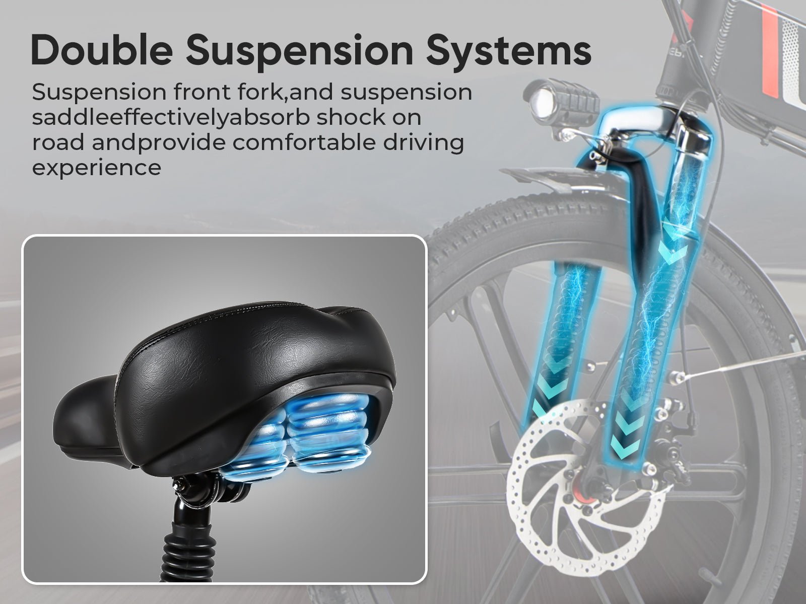 Samebike CY20 20” Foldable Electric Bike 350 36V 12AH