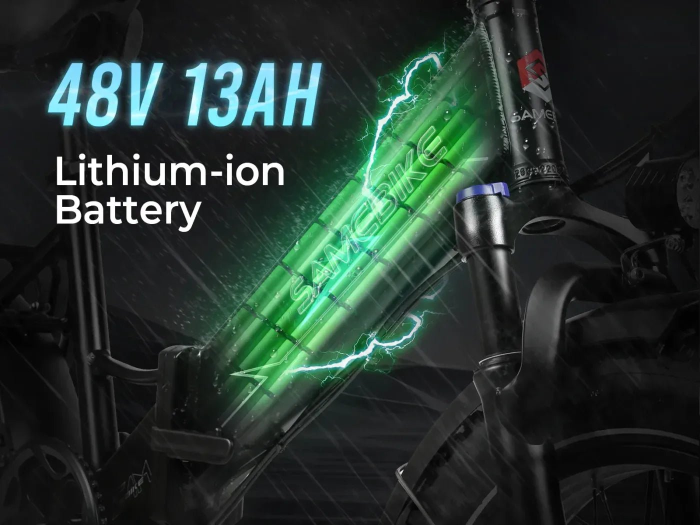 Samebike LOTDM200 Fat Tyre Electric Bike 750W 48V 13Ah