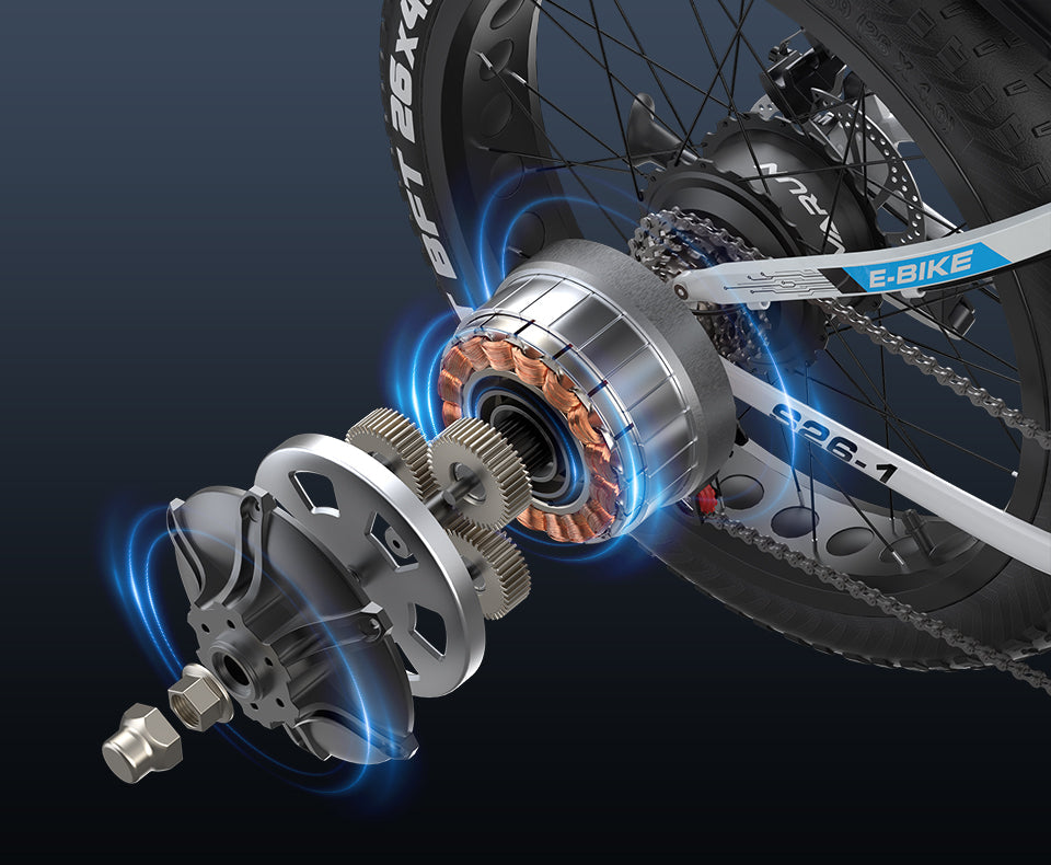 Varun S26 Electric Bike motor detail
