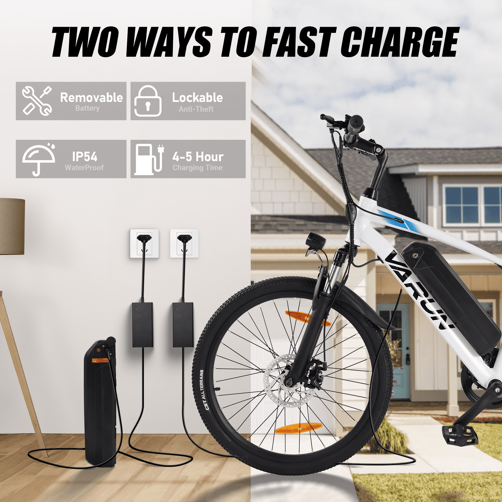 VARUN M24 Electric Bike 24inch 350W 36V 8Ah