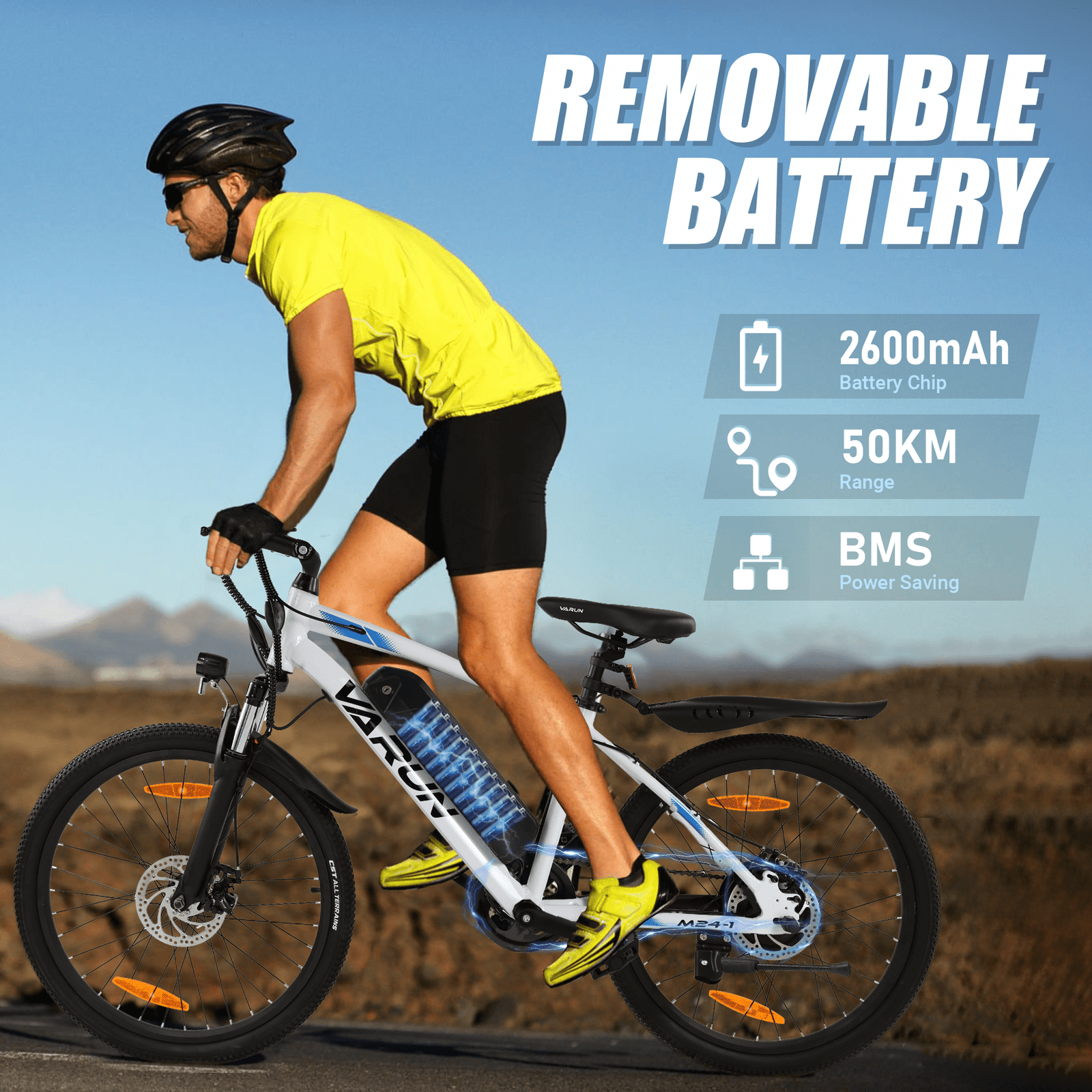 VARUN M24 Electric Bike 24inch 350W 36V 8Ah