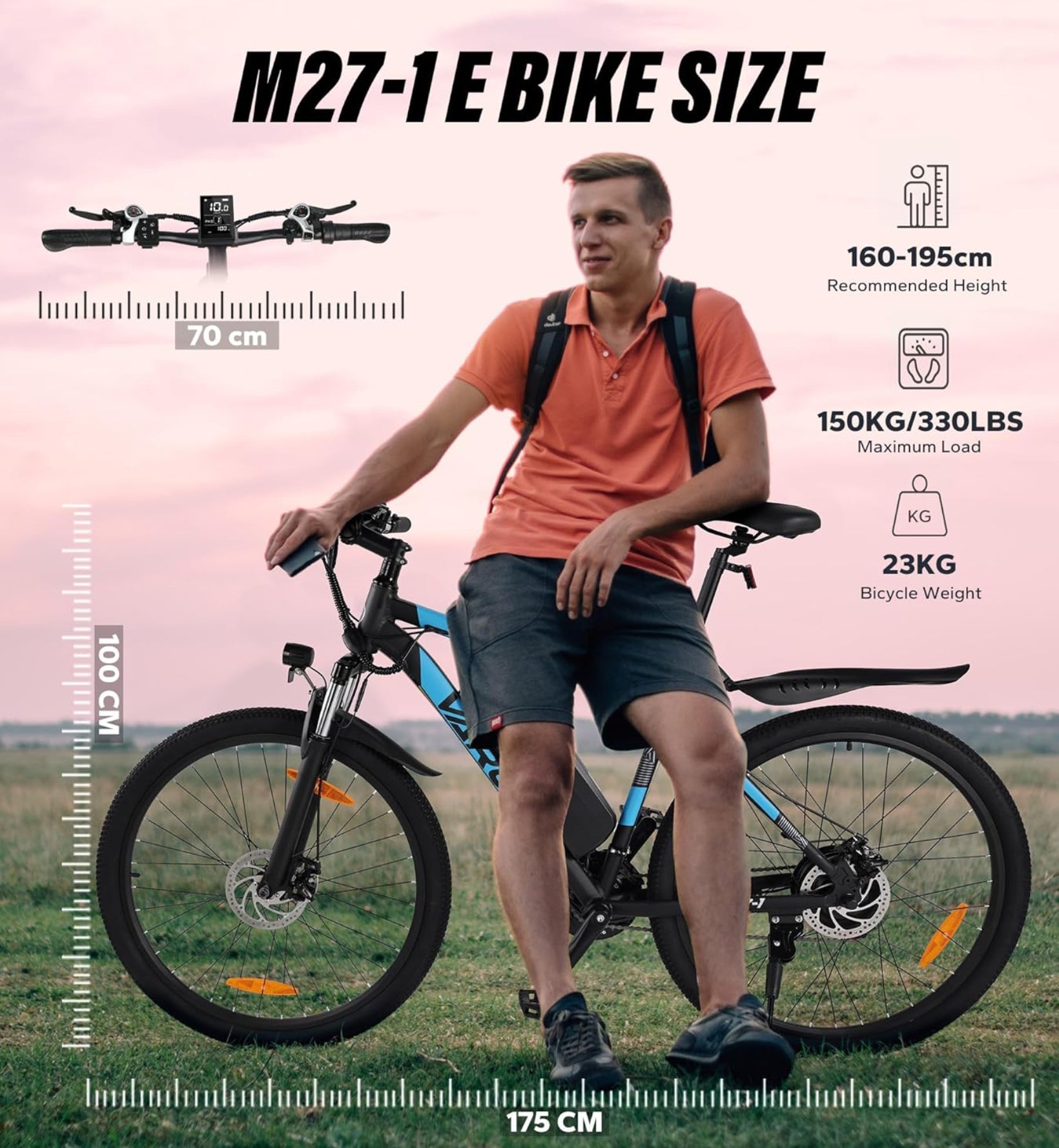 VARUN M26 Electric Bike 26inch 500W 48V 7.8Ah